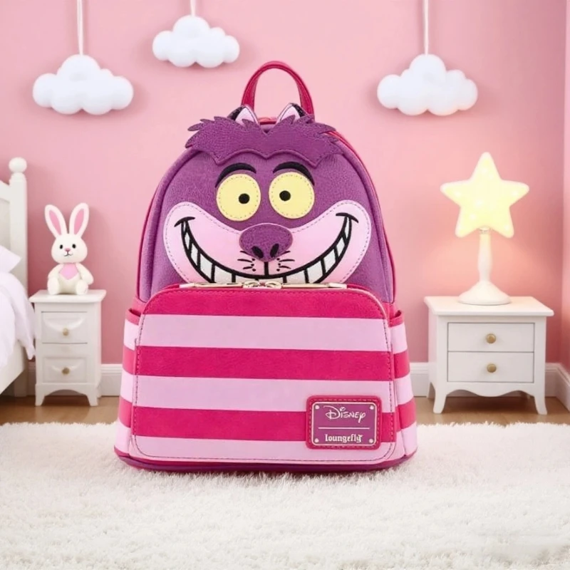 

Рюкзак Disney Loungefly с милым мультяшным рисунком — легкая школьная сумка Kawaii для ежедневного использования для девочек, подарок на день рождения