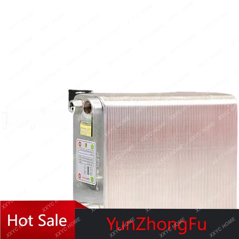 120 Plate Stainless Steel Heat Exchanger Brazed Plate Water Heater Cooler Countercurrent Cooler 120 Plate