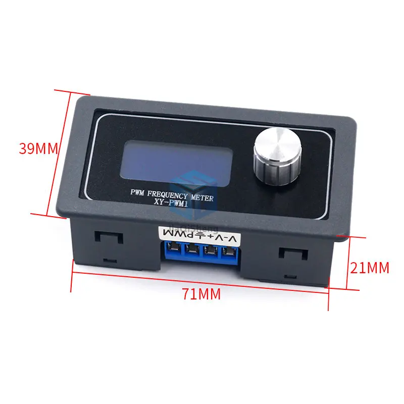 XY-PWM Signal Generator 1 Channel 1Hz-150KHz PWM Signal Generator Pulse Frequency Duty Cycle Adjustable Module LCD Display