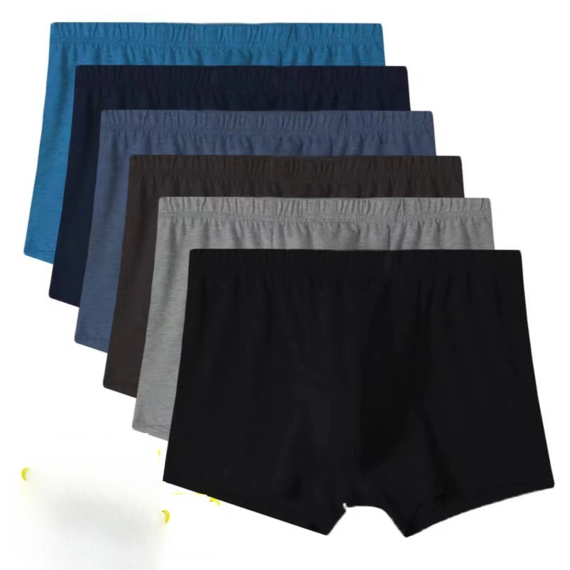 

Men Flat Angle Boxer Briefs Pure Cotton Underwear Middle Aged Elderly Loose Large Size Mid Waist Cotton Shorts Dad Boxer Briefs