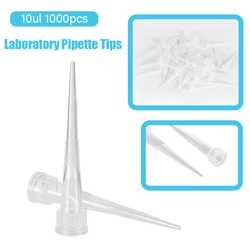 10ul 1000pcs Lab Pipette Tips For Micropipette PP Plastic Disposable Pipette Tip Lab Equipment Supplies