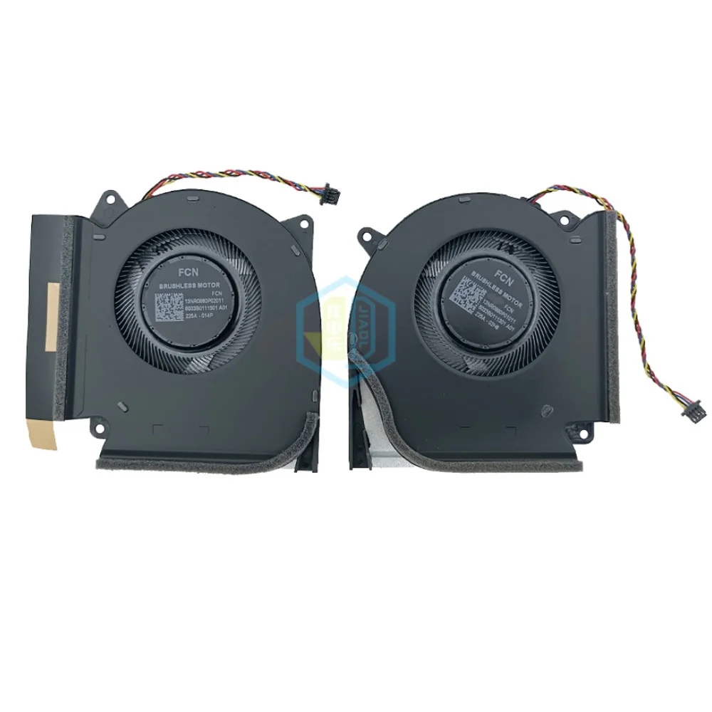 Ventilador de refrigeração para laptop, para asus rog g513rm g713rs g713rw g713rm g513rx cpu gpu cooler fan 13nr0880p02011 fppm 13nr0880p01011 fpp