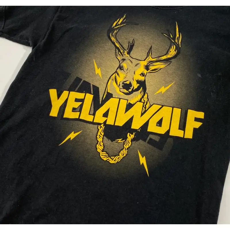 Yelawolf Hand Over Mouth Logo Lightning Bolts T-Shirt