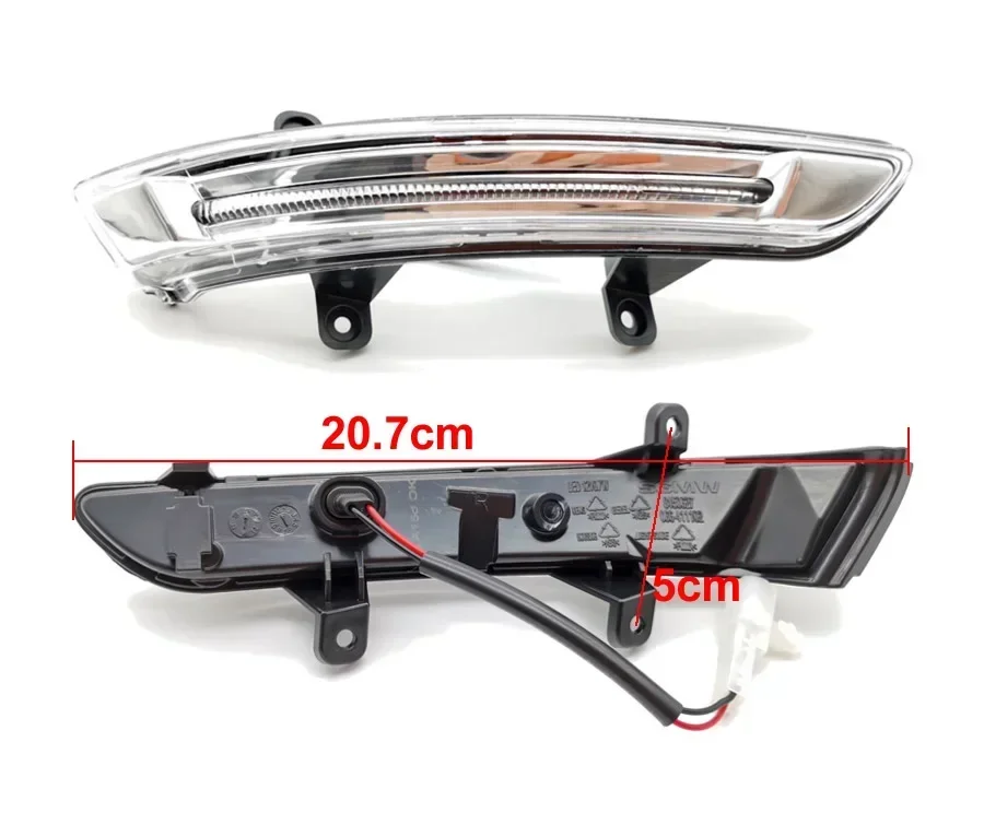 For Baojun 510 2017 2018 2019 2020 2021 Car Accessories Rearview Mirror Marker Lamps Front Side Mirrors Turn Signal Light