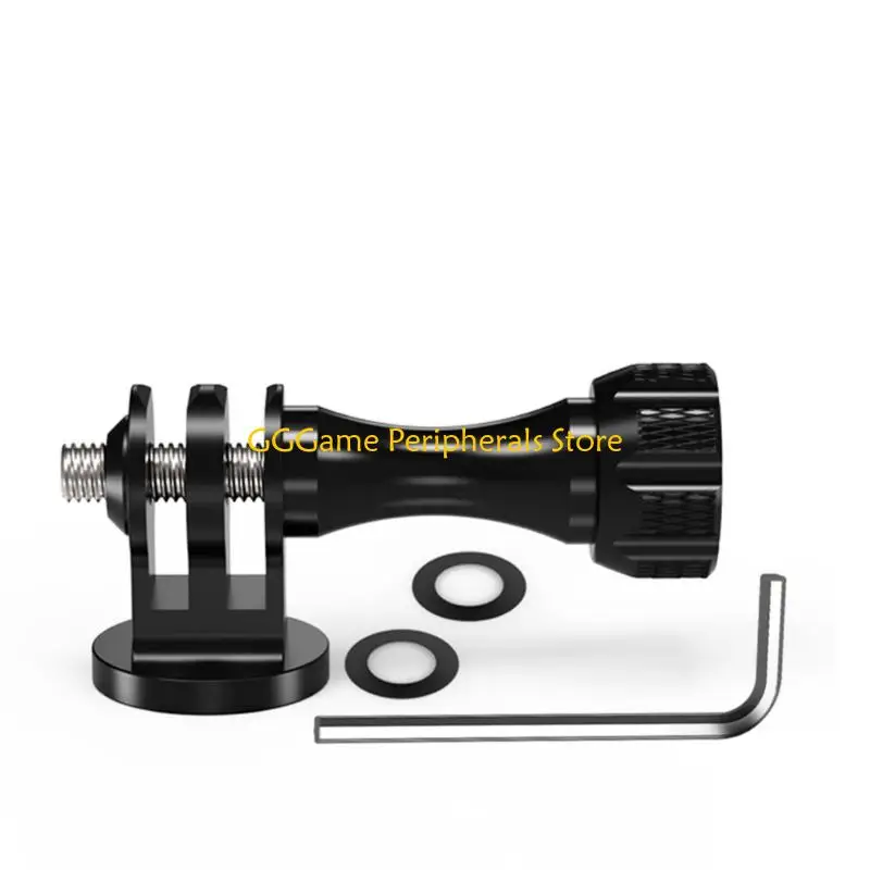 

U55B Aluminum Alloy Action Camera Triangle Adapters 1/4inch Screw Thread for Stability