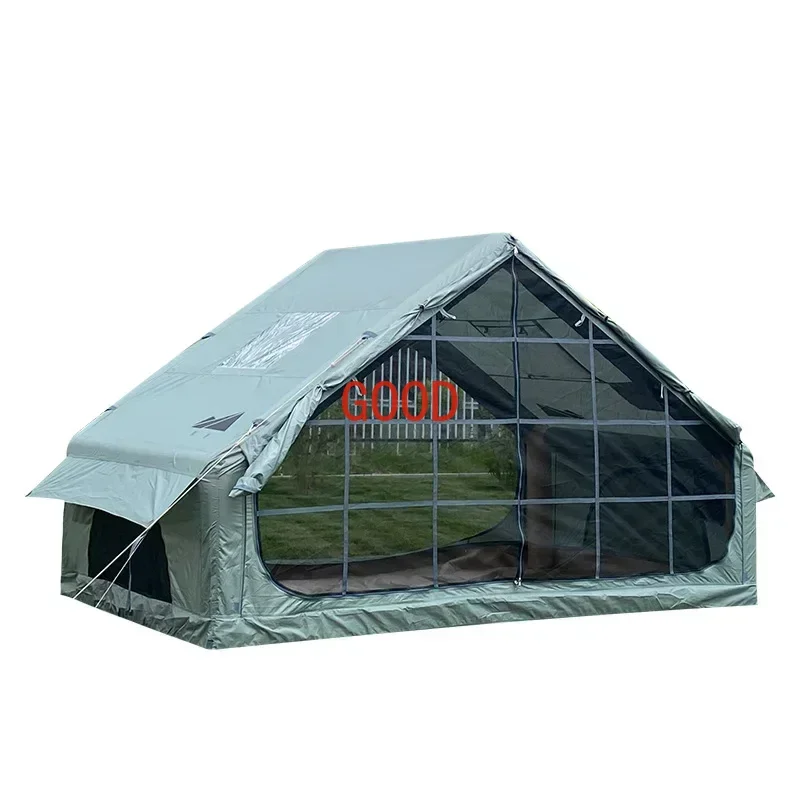 Extra-large Tent 3x3 Folding Awning Camping House Luxury Giant Camping Inflatable Outdoor Fishing 10 People Events Waterproof