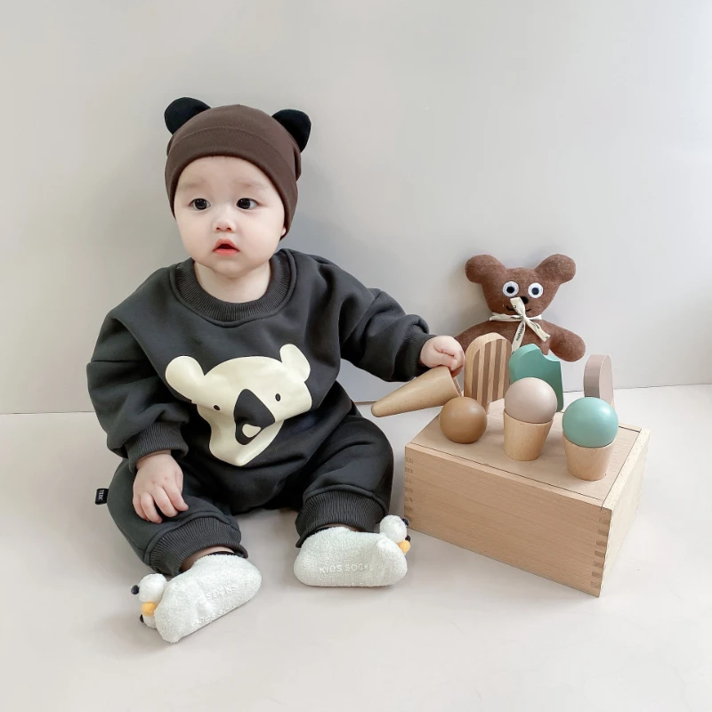 

Baby Cloth Baby Jumpsuit Winter Boy Cute Winter Plush Thick Climbing Cloth Newborn Baby Cloth Ropa De Bebe Niña ملابس اطفال بنات