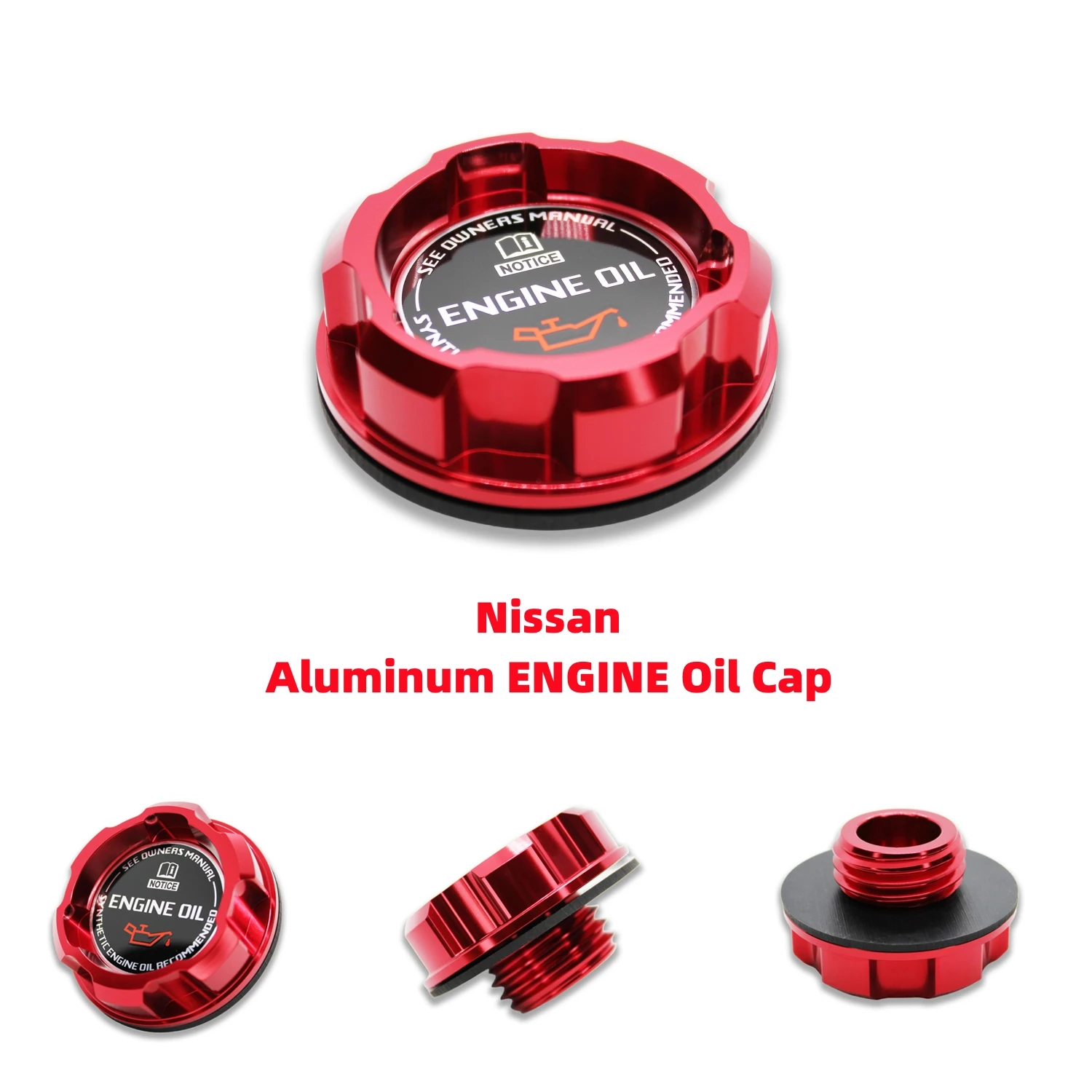 Aluminum ENGINE Oil Cap for nissan ALTIMA MAXIMA SILVIA S13 S14 240SX SENTRA SUNNY INFINITI 350Z 300ZX JDM