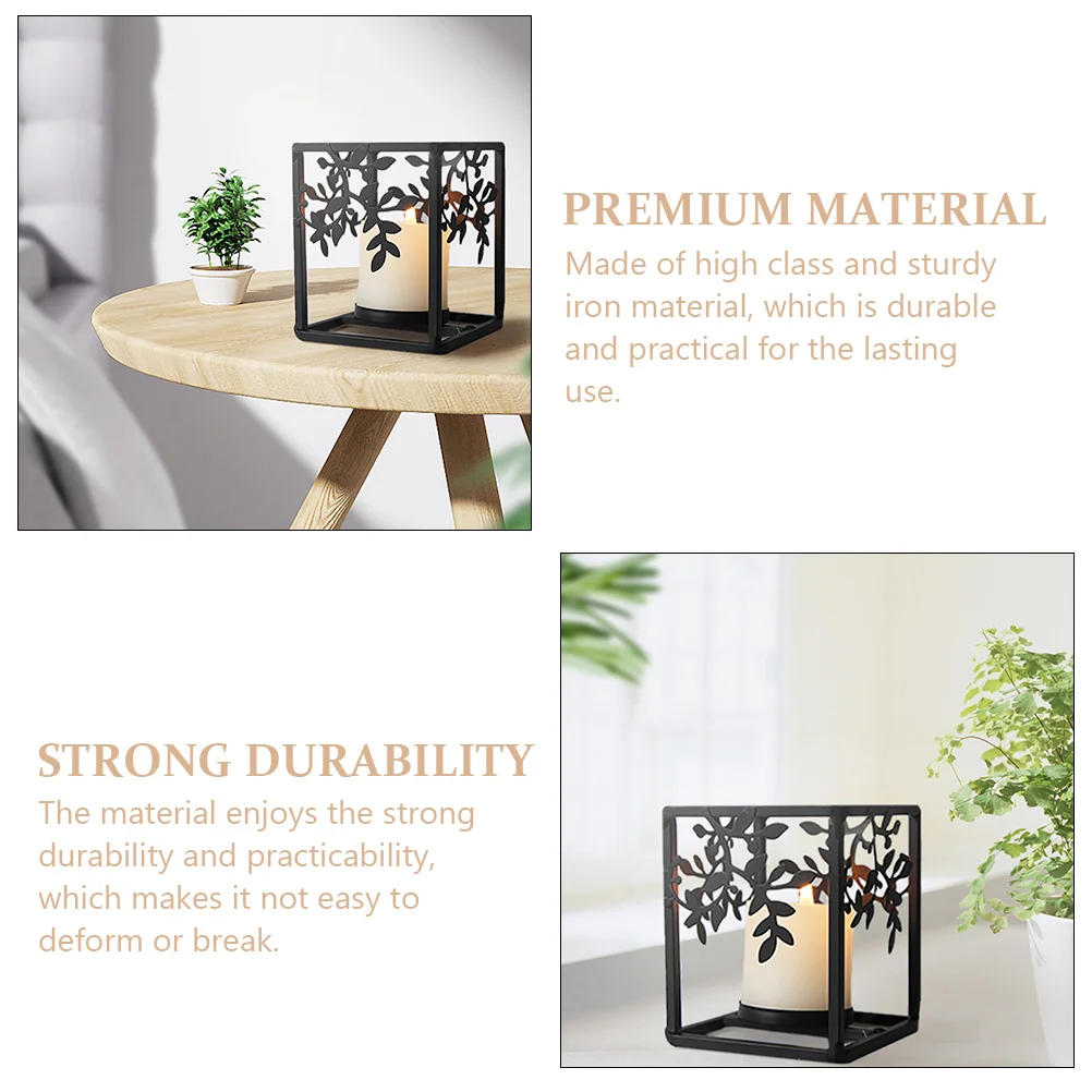 

Iron Stand Vintage Style Creative Candlestick for Wedding Party Home Decor Elegant Holder Home Decor