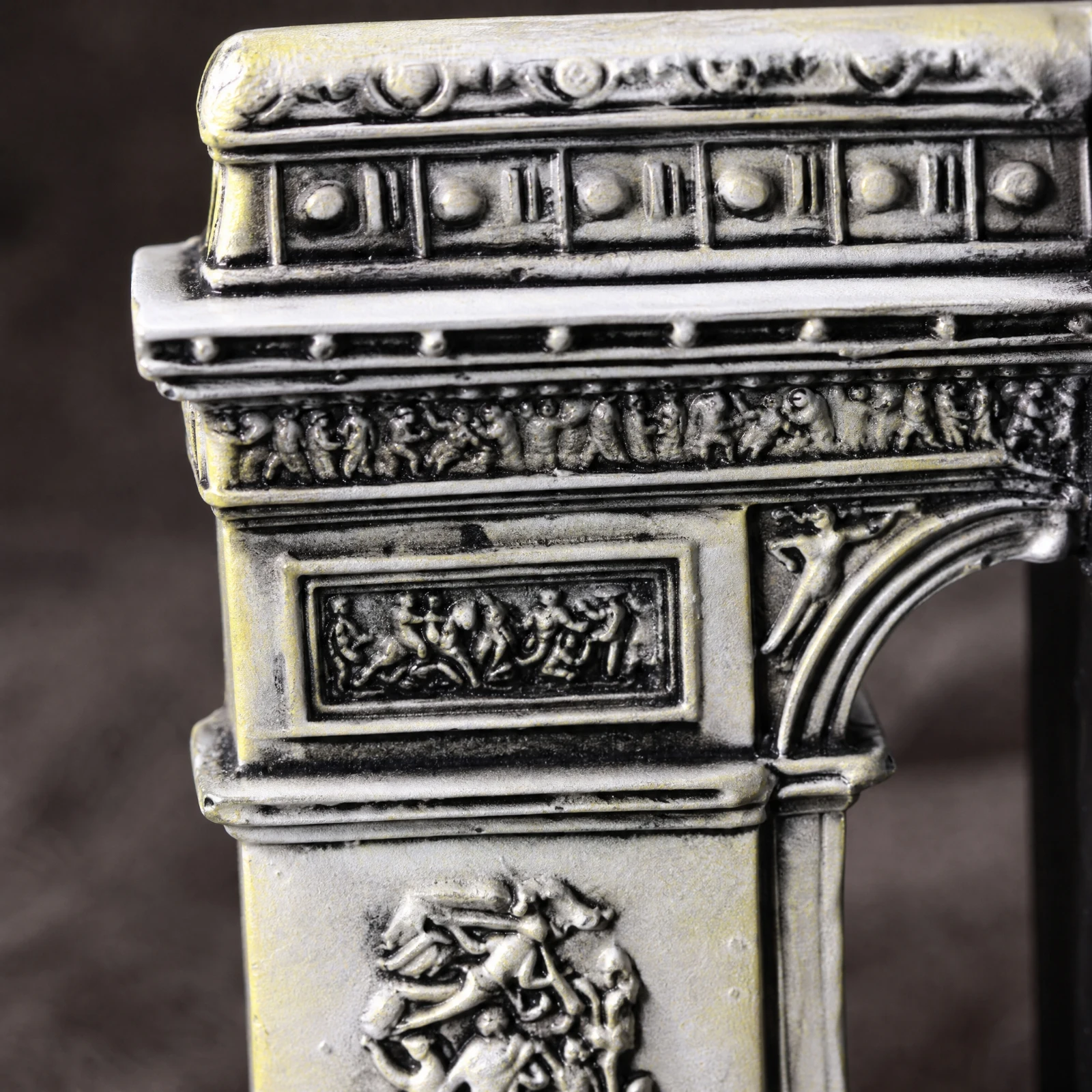 triumphal-arch-bookend-antiqued-bookend-with-sculptural-relief-sturdy-compact-for-study-space-reading-corner