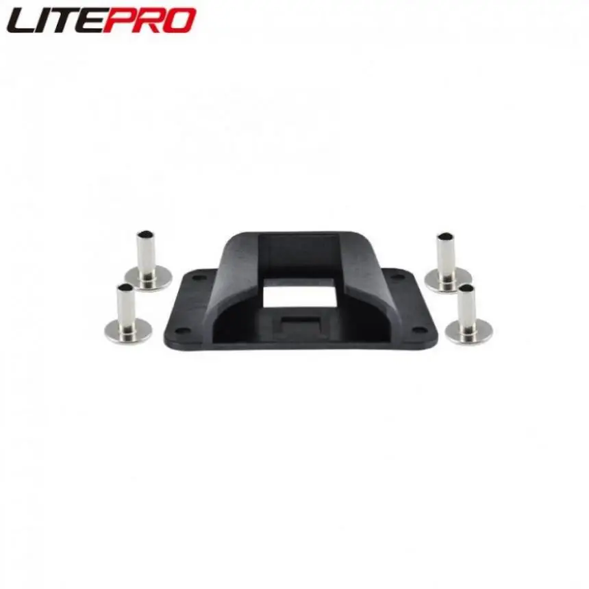 LP Litepro الصلب شل التخزين Panniers حامل بلاستيك مشبك مع مسامير للدراجات Brompton لتقوم بها بنفسك خنزير الأنف حقيبة محول