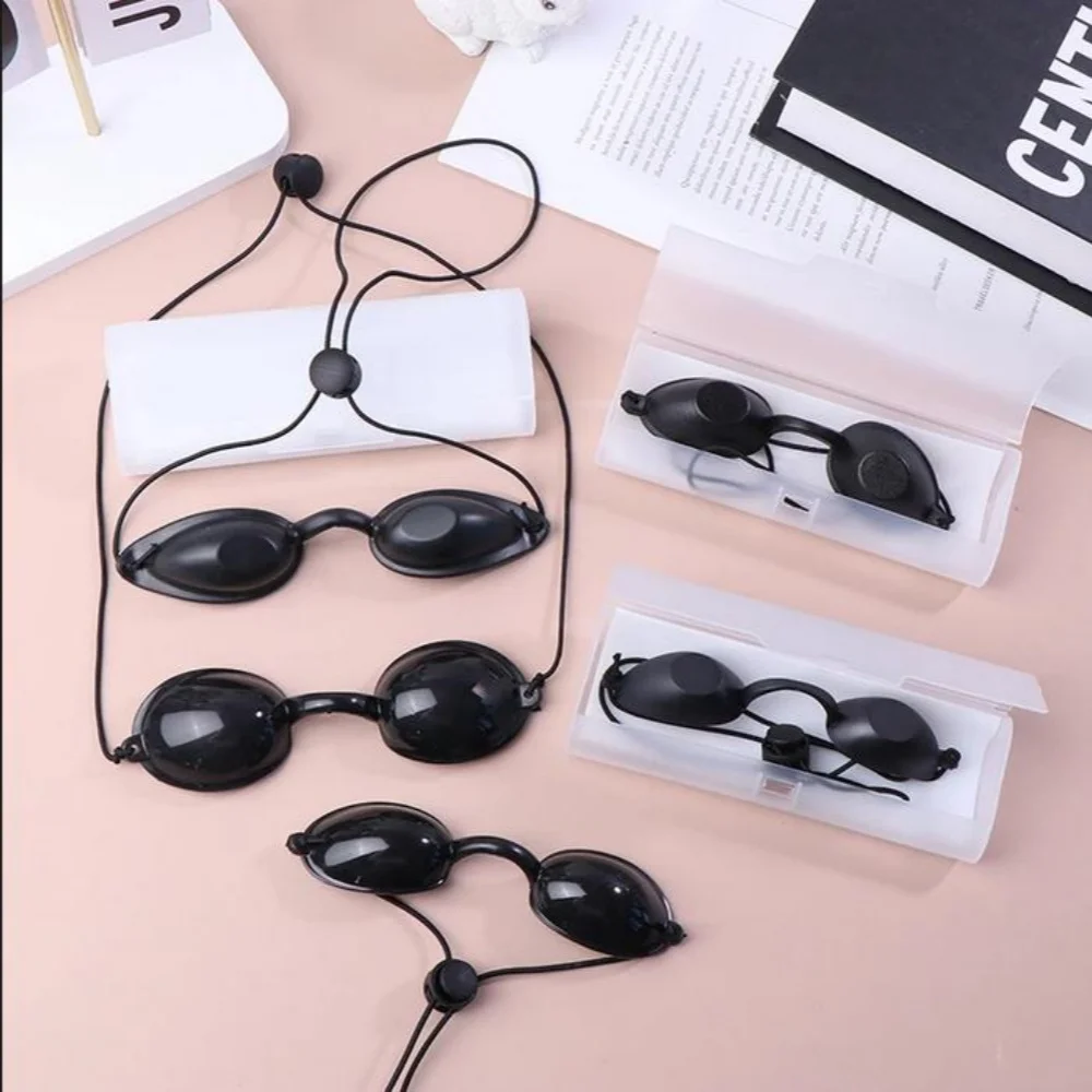 4-10Pcs Soft Sunbathing Eyewear Tanning Goggles Beach Adjustable UV Skin Tanning Eye Protection UV Shield Glasses