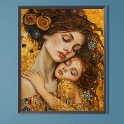 DIY 5D Diamond Painting The Kiss by Gustav Klimt Diamond Embroidery Diamond Mosaic Cross Stitch Kits For Home Decor Gift