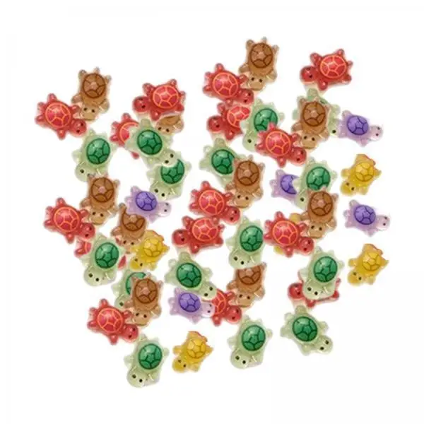 2-6pack Cartoon Mini Turtles Nail Art for Acrylic Nails Cartoon Mini Turtles