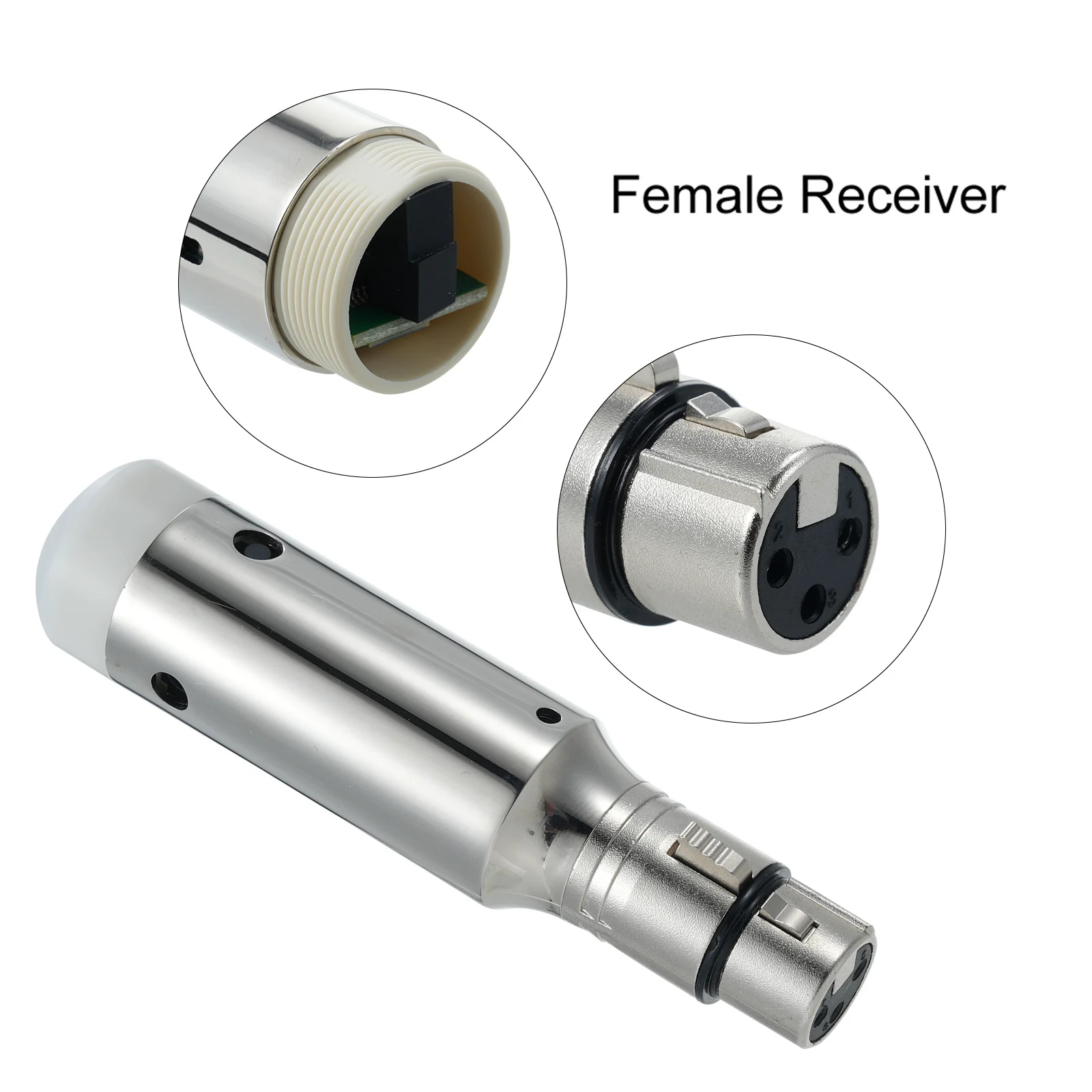 

Lixada Rechargeable 2.4G ISM DMX512 Wireless 3 Pins Female Receiver for Stage PAR Light Stage Lamp Accessory