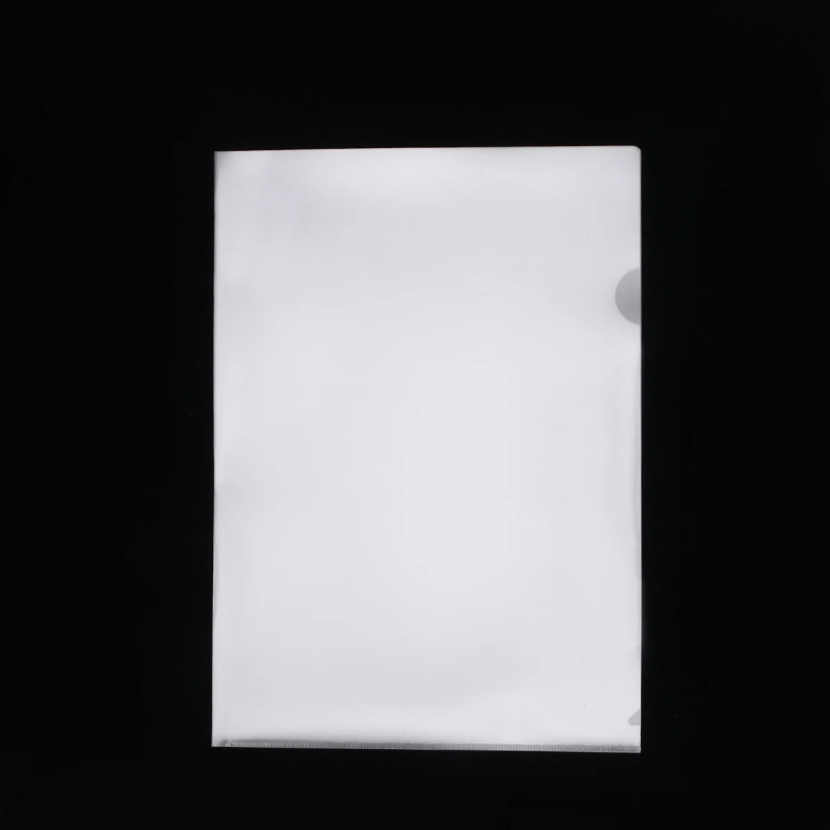 

30Pcs L Shape File Folder A4 Size Transparent PP Document Folder for Efficient Paper Management At Work Or Study