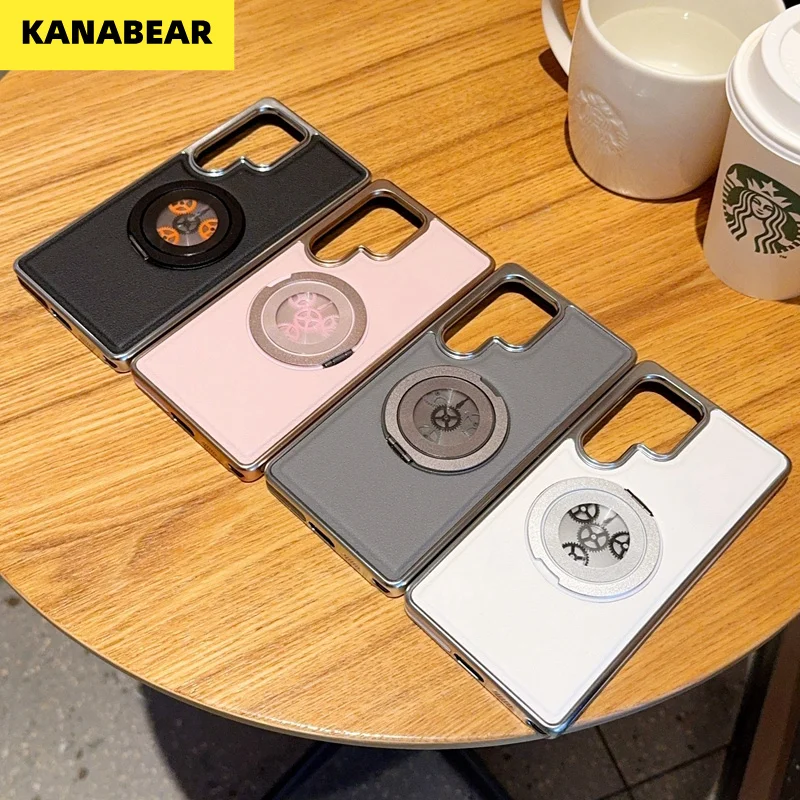 

Premium Plated Side Gear Stand Case for Samsung S25S25+/S25 Ultra,Luxury Shockproof,Full Body Protection Shell