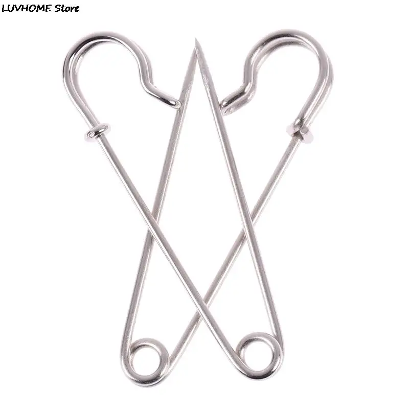 12pcs Large Heavy Duty Stainless Steel Big Jumbo Safety Pin Blanket Crafting