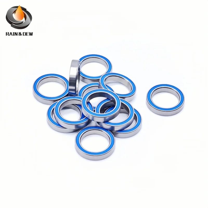 Łożysko ABEC-7 6702RS 15x21x4mm 10 szt. Samochód elektryczny RC hobbystyczna 6702 RS 2RS Łożyska kulkowe 6702-2RS niebieskie uszczelnione — zdjęcie 7