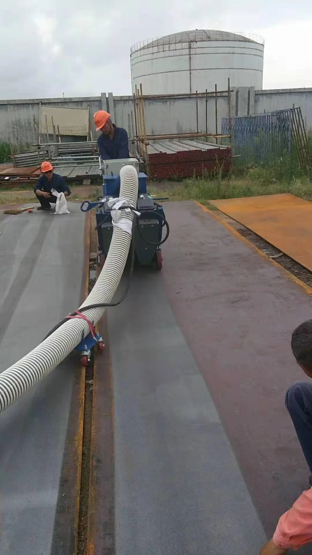 Durable Small Portable Electric PLC Concrete Pavement Shot Blasting Machine Steel Anti Skid