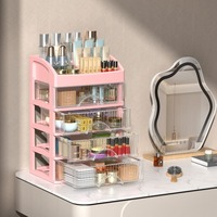 Multi-layer Storage Box Desktop Storage Drawer Hair Decor Cabinet Cosmetics Jewelry Stationery Organizers Makeup Storage