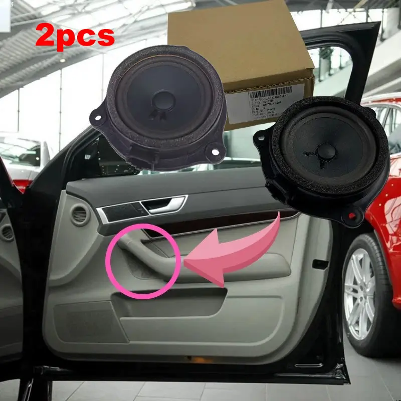 Voor Audi A6 C6 2005-2011 Auto tweeter midrange en woofer luidsprekers met hoge geluidskwaliteit 4F0035399A 4F0035411 4F0035381B 1-4 stuks