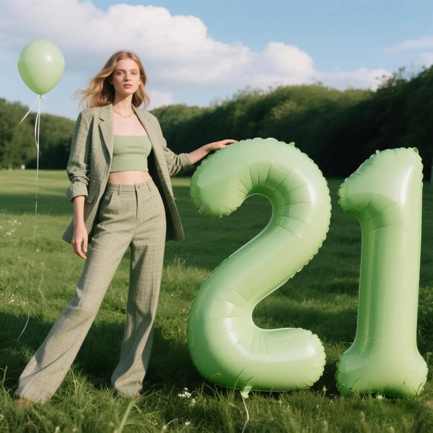 

Number Balloon Maca green 0-9 Helium Foil Balloons for Anniversary Baby Shower Birthday Party Photo Props Backdrop Decorations