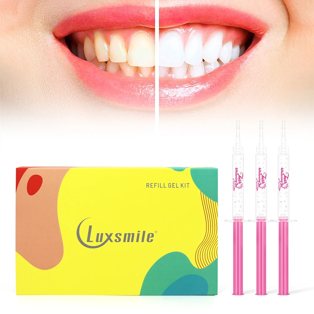 Teeth Whitening Gel Tooth Whitener Bleaching Gel Refill Oral Hygiene Care Dental whitening kit For professional Home Office Use