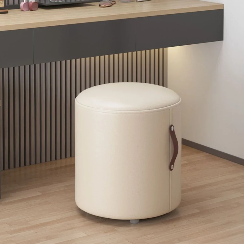 Modern Vanity Stool Makeup Stool Leather Makeup Bench Shoe Changing Bench Living Room Leisure Chairs Dressing Chair