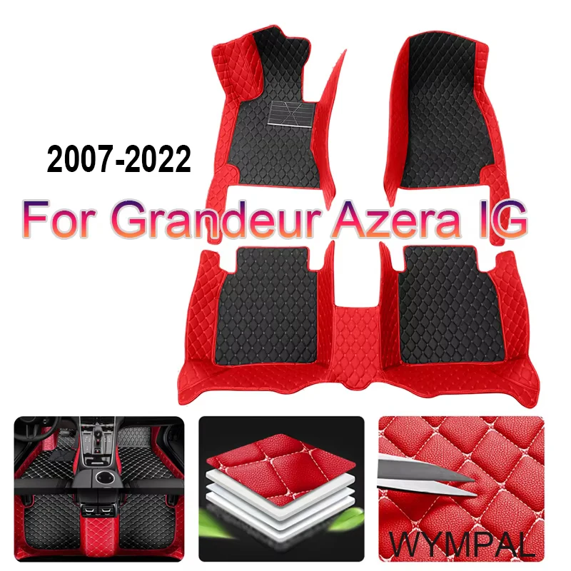 Car Mats For Hyundai Grandeur 2007~2010 2011~2017 2019~2022 2008 2009 2012 2013 2014 2015 2016 2018 2020 2021 Car Accessories