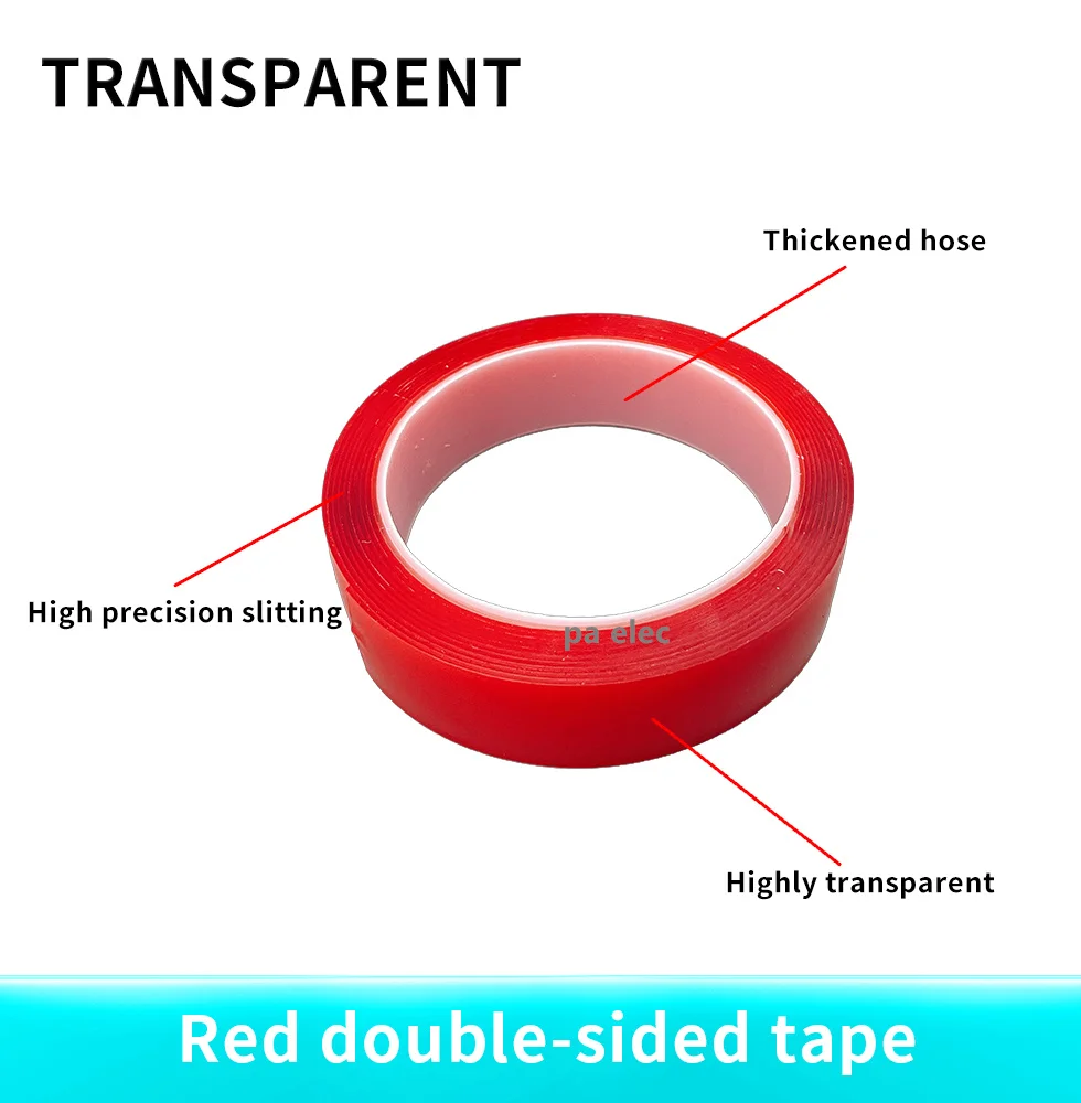 3M 5mm 6mm 8mm 10mm 12mm 15mm Double Sided Adhesive Super Strong Transparent Acrylic Foam Adhesive Tape No Traces Sticker