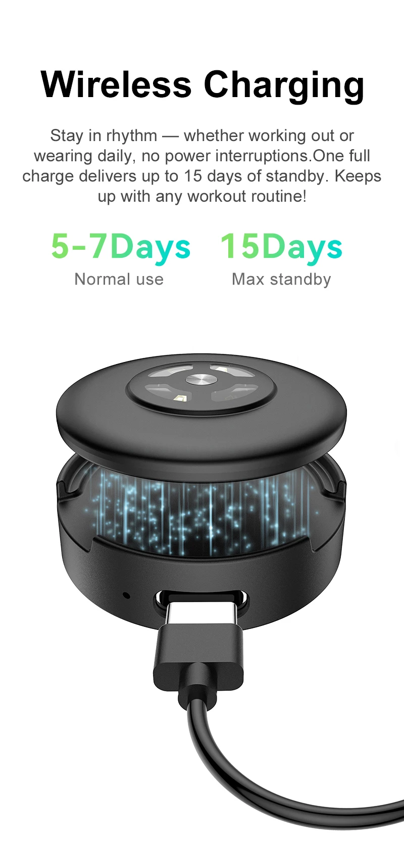 Intelligenter KI-Gesundheits-Detektionssticker für normale Uhren, KI-Gesundheits-Patch für jede Uhr, verwandeln Sie Ihre Uhr in eine Smartwatch. – Detail 9