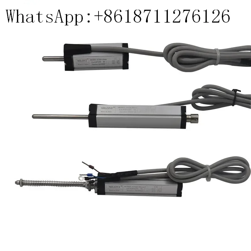 Sensor de posição linear reajustável, tipo rebote, séries KTR2, 3 e 4