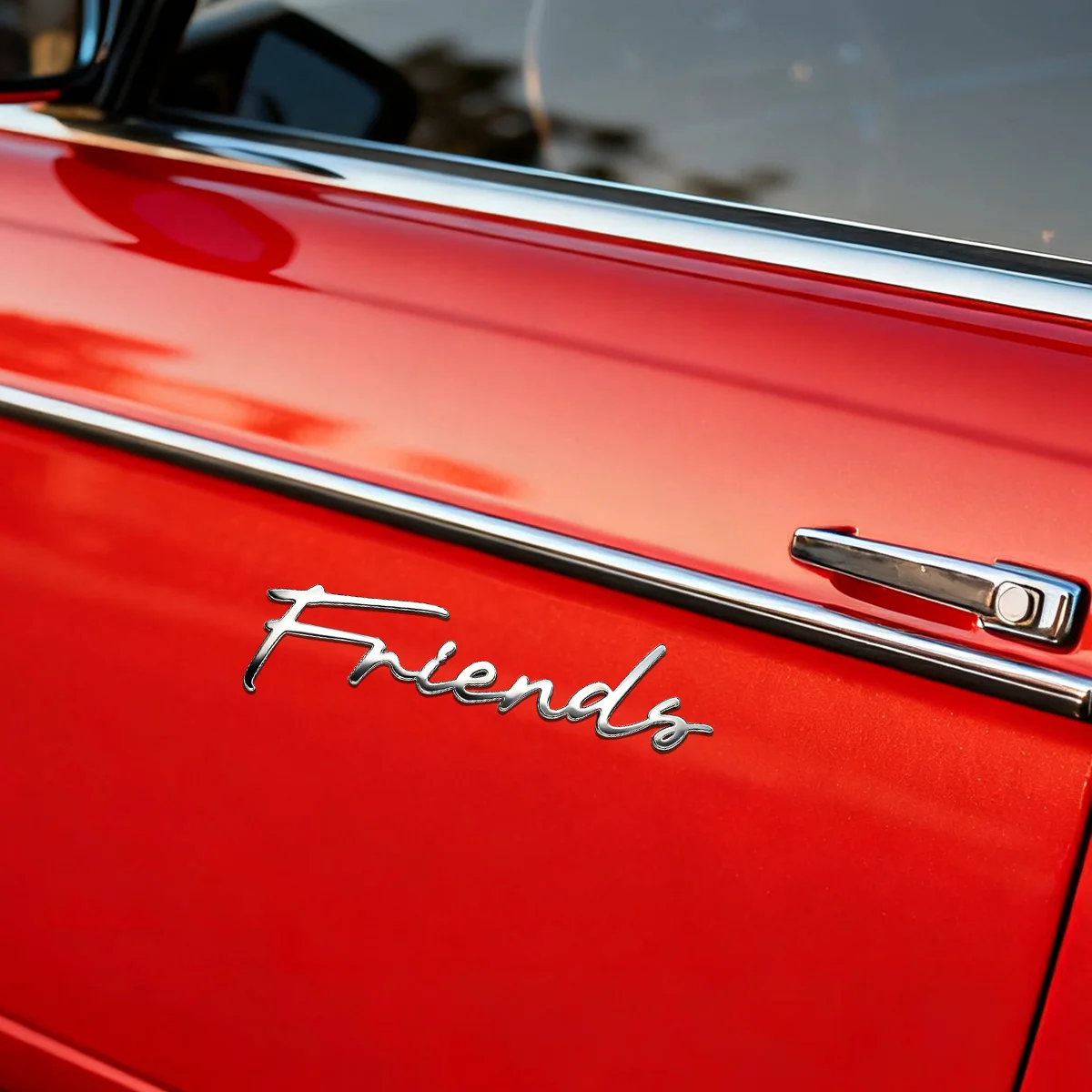 

Creative Trendy Font Metal Stickers Custom Logo Applicable to Car Trunk, Fender and Rear Bumper, 3D Car Stickers, Birthday Gifts