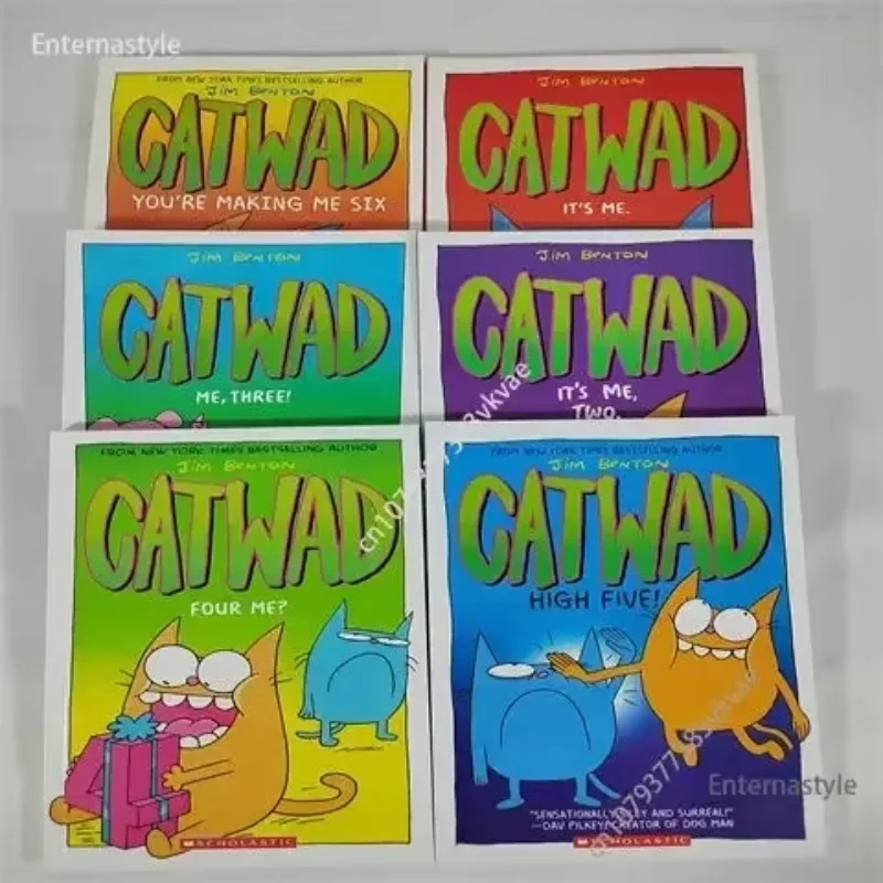 

Books ofGhost Horse Elf Series 6-volume Set Catwad #123456 Blue Cat Catward Collection Manga Book English DIFUYA