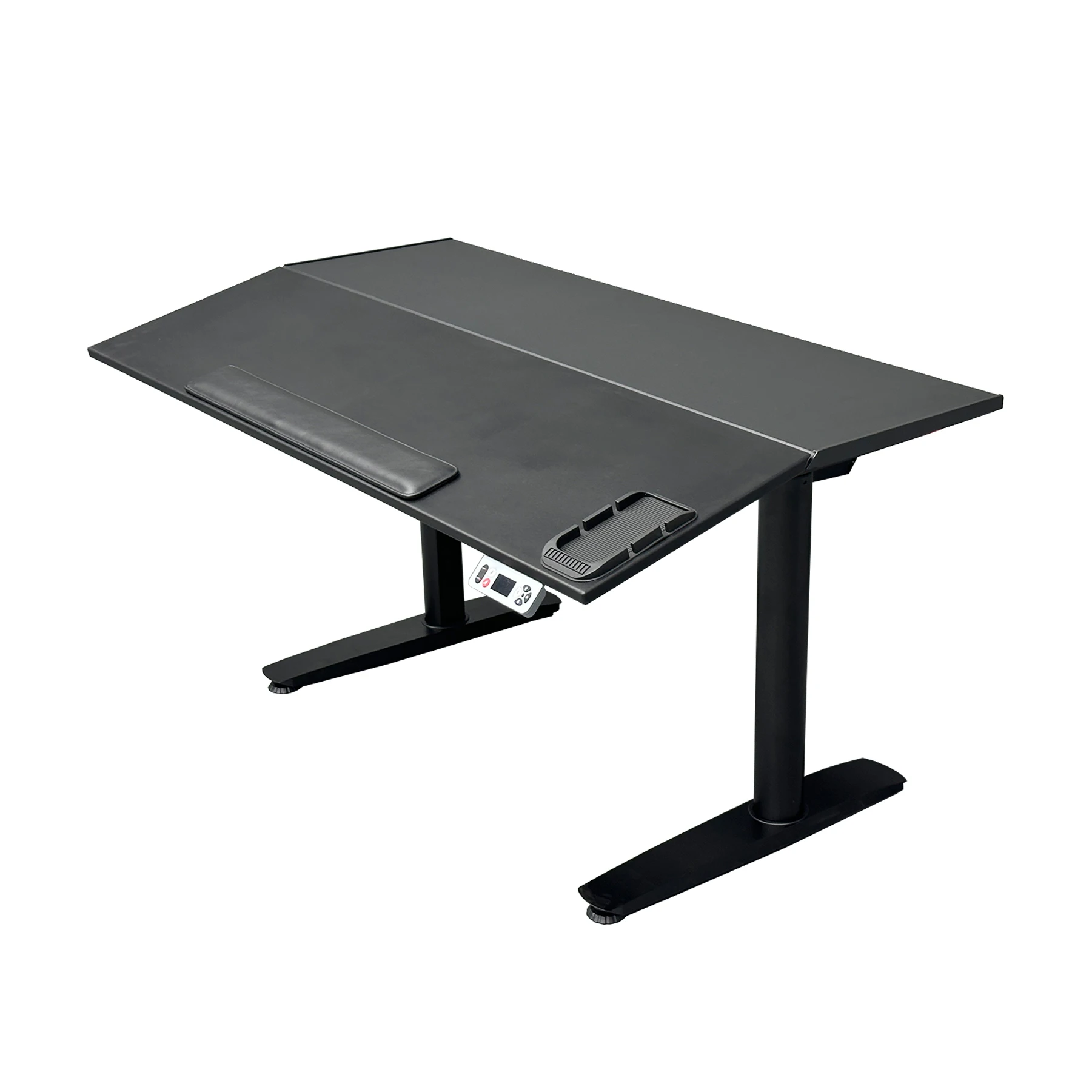 KING COCKPIT Electric Standing Desk,Adjustable DesktopTilt and Height,Home &Office Use,4 Motor Electric Sit Stand Desk