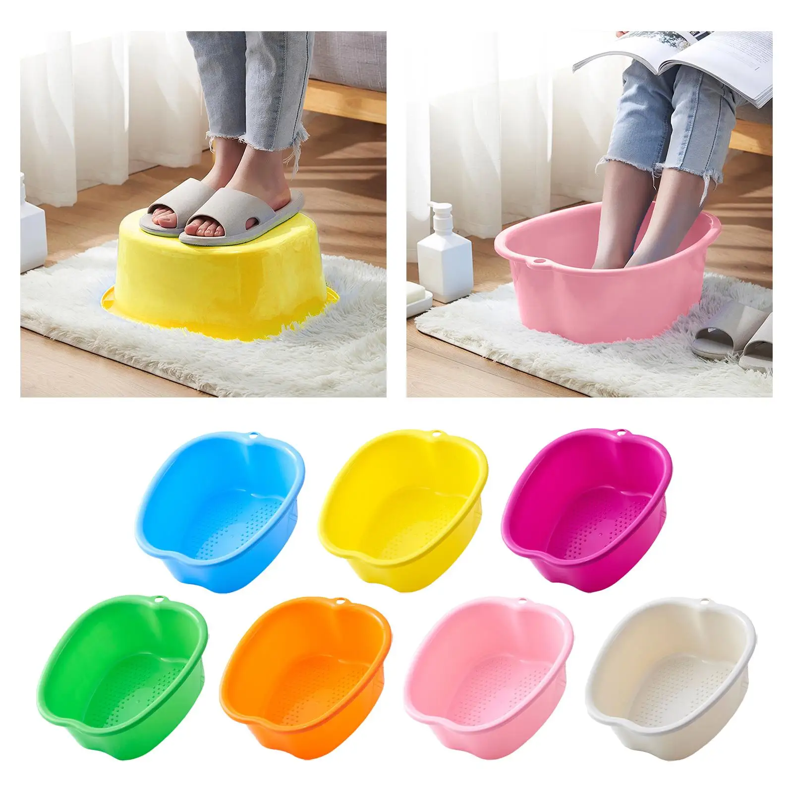 Foot Tub Foot Bath Tub Foot Bath SPA Basin Foot Basin for Soaking Feet Dry Cracked Foot