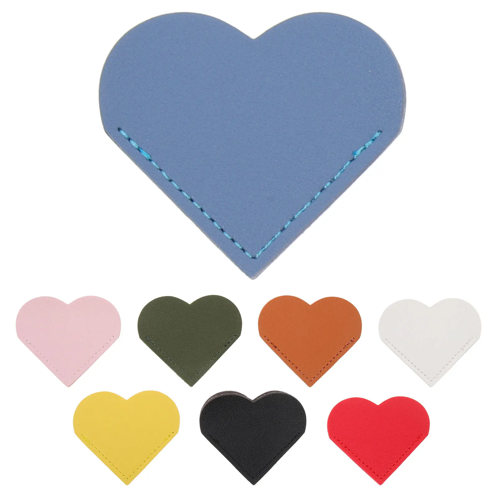 8 قطع من الإشارات المرجعية على شكل قلب عتيق، واقيات زوايا، علامات كتاب أنيقة لمحبي القراءة، علامة مرجعية للكتاب #4