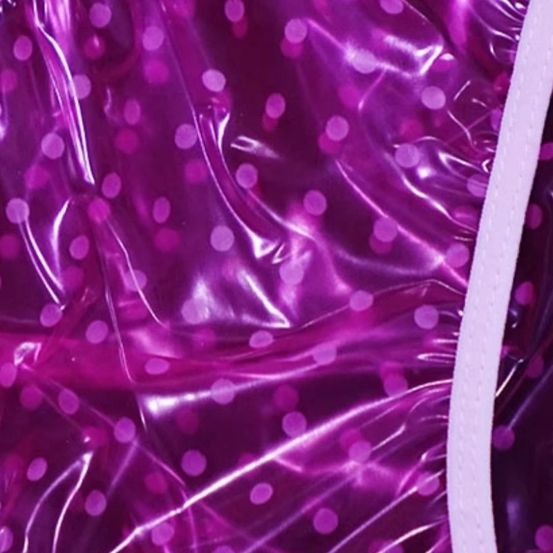 Vedere attraverso slip sexy da uomo in plastica a pois da donna in PVC morbido silenzioso a prova di perdite mutandine coppia erotica mutande festa privata