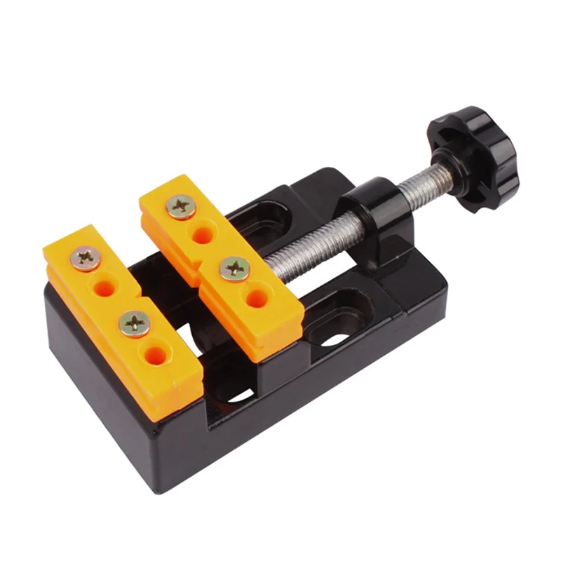 

AT19-Universal 57Mm Adjustable Mini Jaw Bench Clamp Drill Press Fixed Table Vise DIY Sculpture Craft Hand Fixed Repair Tool
