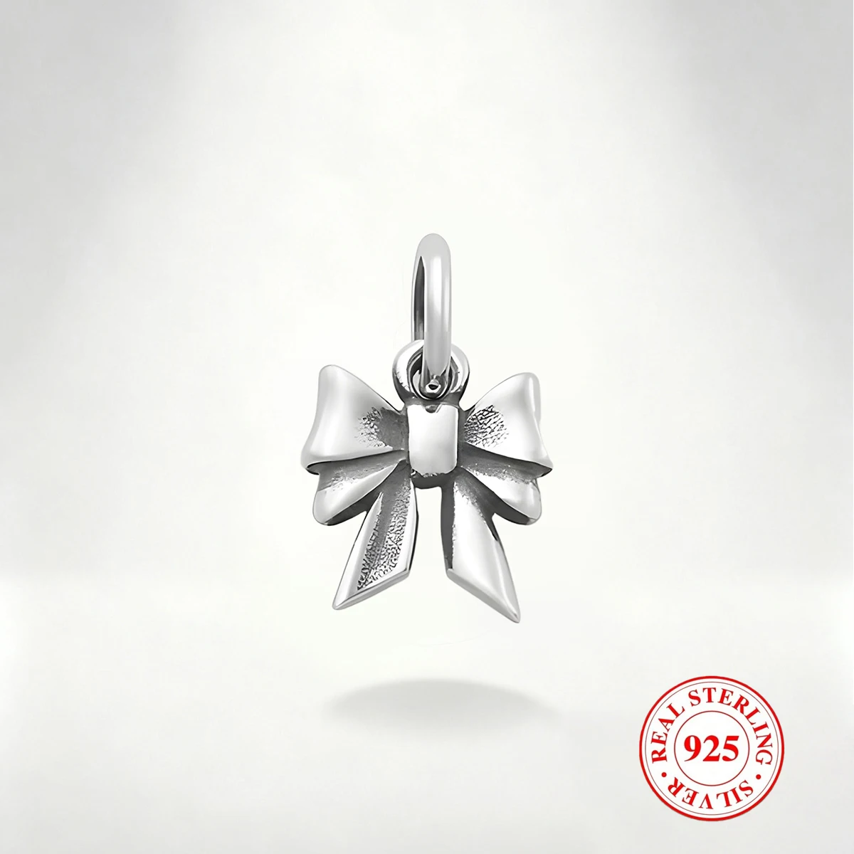 

1 шт. кулон с бантом из стерлингового серебра S925, очаровательный и изысканный кулон «сделай сам», подходит для украшений ожерелья и браслета «сделай сам»