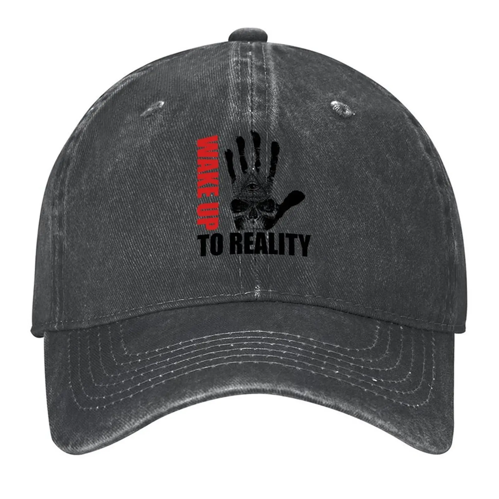 

Wake Up To Reality Baseball Cap Golf Hat Bobble Hat dad hat Sunhat Female Men's