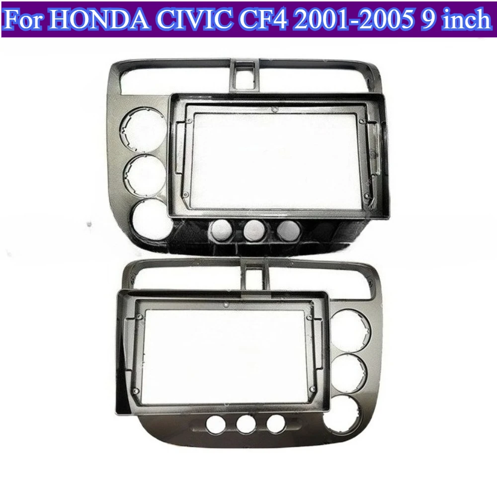 

For HONDA CIVIC CF4 2001-2005 9''Car Frame Fascia Adapter Android Radio Durable Plastic No Battery Need Installation Audio Tools