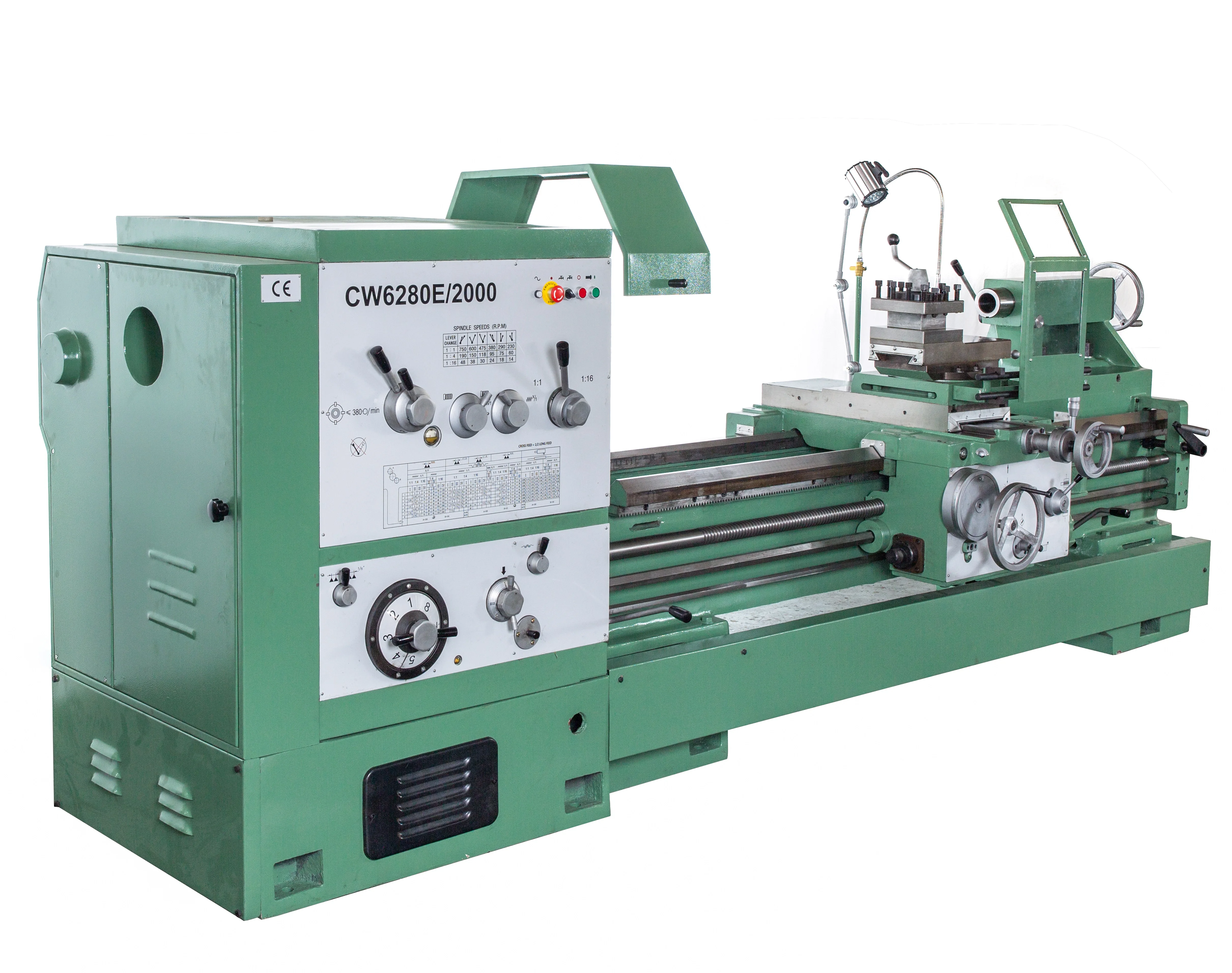 Torno de alta resistencia serie CW62148 Mesin Bubut Torno Para torno de Metal torno de roscado Horizontal