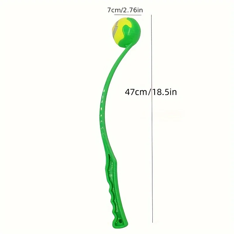 Pet Ball Thrower Dog Training Toy Outdoor Tennis Ball Launcher Throw Toy for Pet Playing Exercise