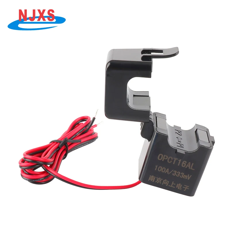 High Quality Split Core Current Transformer Open Type Mini AC CT 10A 30A 50A 60A 100A 333mV NJXSE OPCT16AL Clamp Sensor Supplier