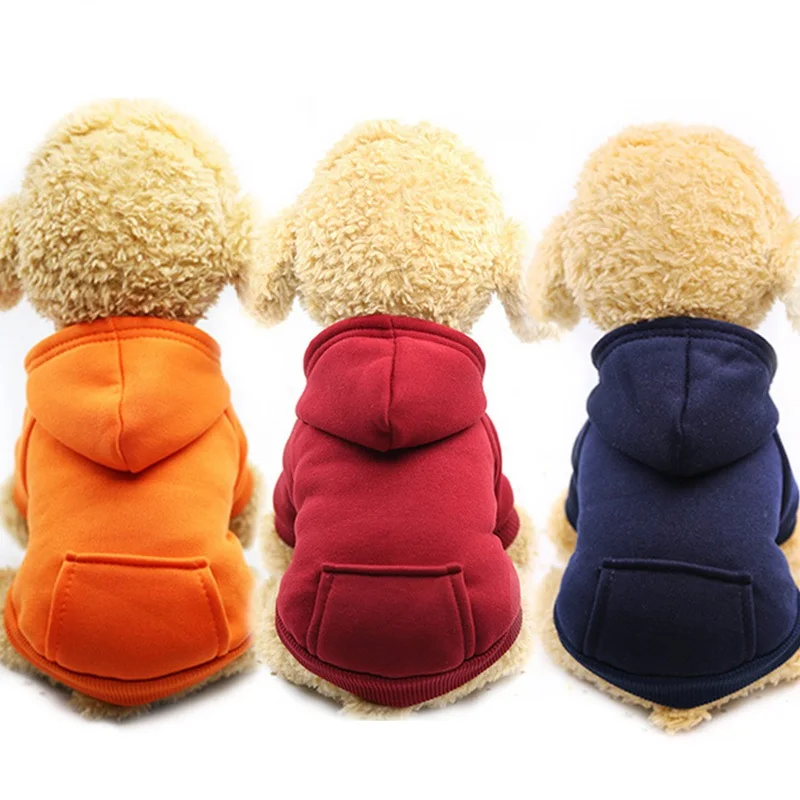 Ropa a la moda para mascotas para perros abrigos chaquetas de algodón sudaderas con capucha ropa para perros perritos monos para perros ropa para