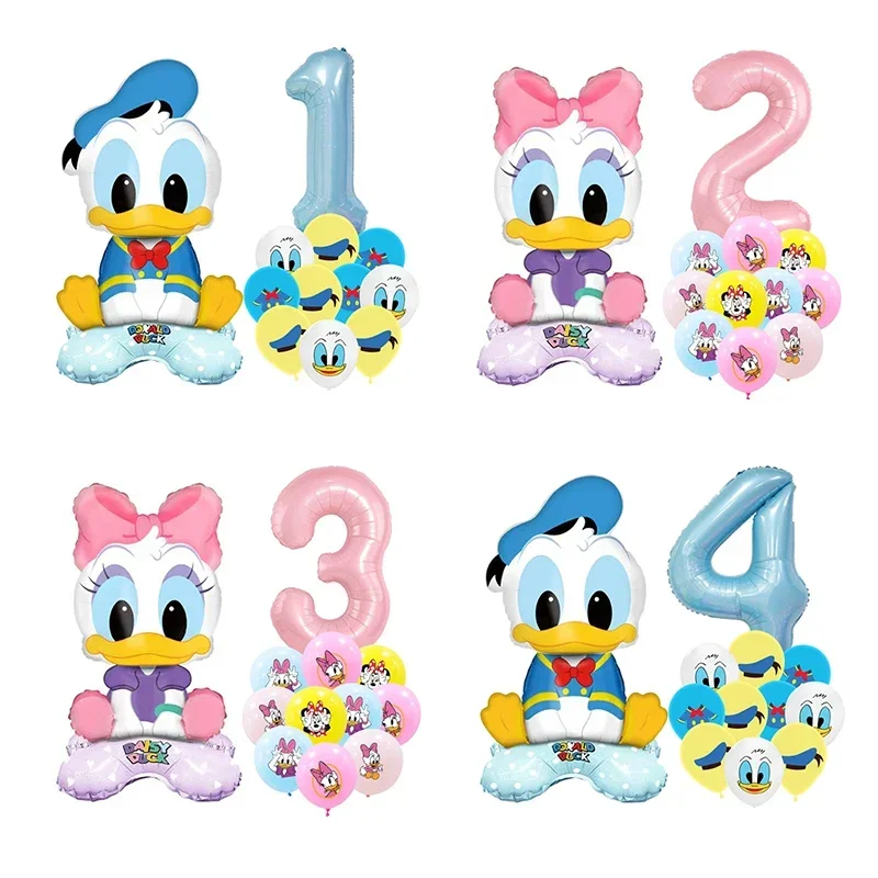 Donald Duck Balloons Garland Arch Kit Donald Duck Birthday Party Decoration Baby Shower Supplies Kids Toys Gift view 2