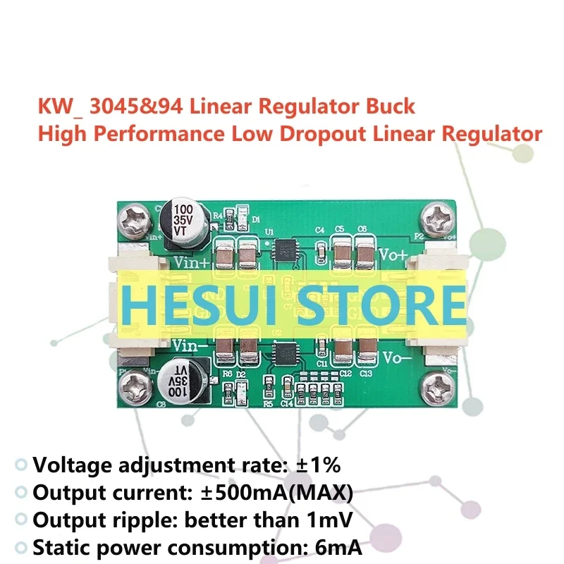 LT3045 LT3094 Linear Power Module Low Noise Ripple RF RF Stabilized Buck Positive and Negative 5/12/15V