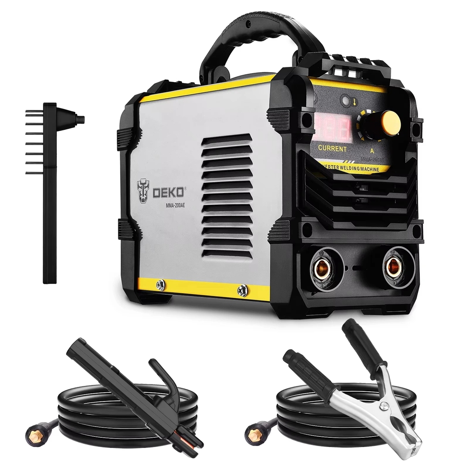  DEKO NEW MMA Series ARC Welder 220V IGBT MMA Welding Machine 160/200/250 for Home Beginner DC Inverter Lightweight Efficient